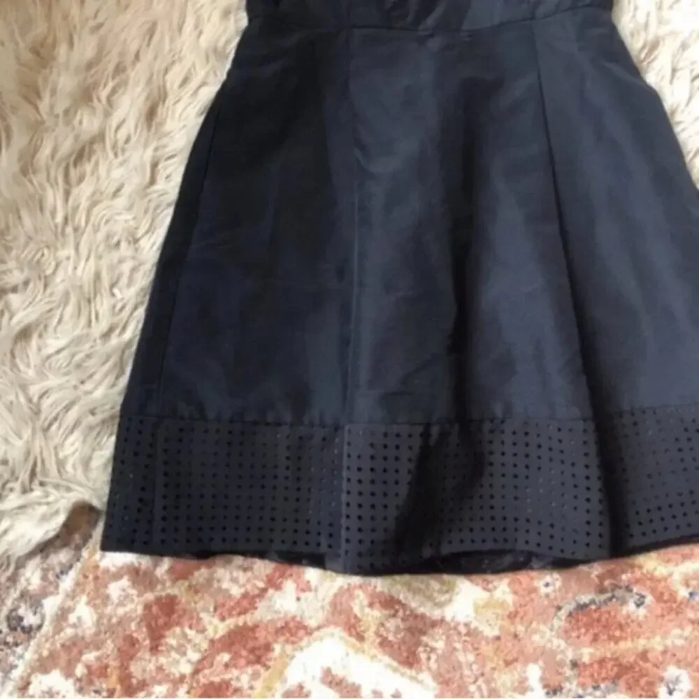 J. Crew Black Sleeveless A-Line Dress